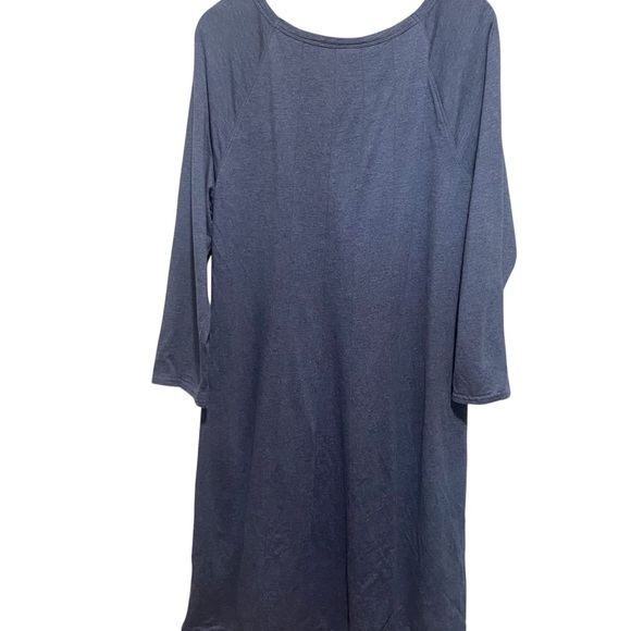 J. Jill Women’s Long Sleeve Blue Maxi Dress size XL - Picture 7 of 12